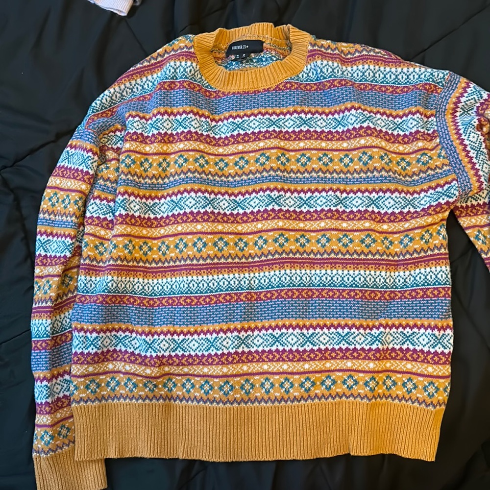 Forever 21 Norwegian style multi-color sweater (fits like a medium)